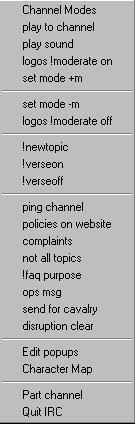 channel window popup