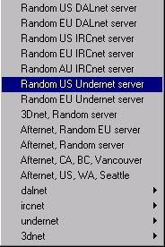 options button - right mouse click